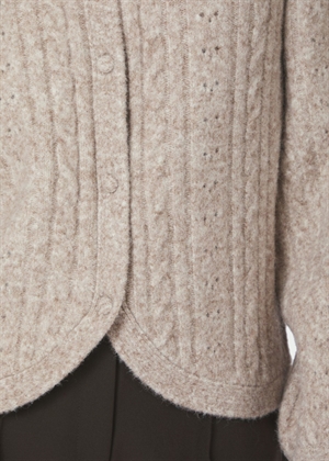 Koteas cable knit cardigan Beige Melange Neo Noir